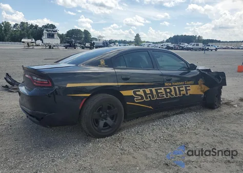 2021 Dodge Charger Police из США, поврежденный, VIN 2C3CDXAT1MH663070